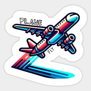 Airplane Sticker